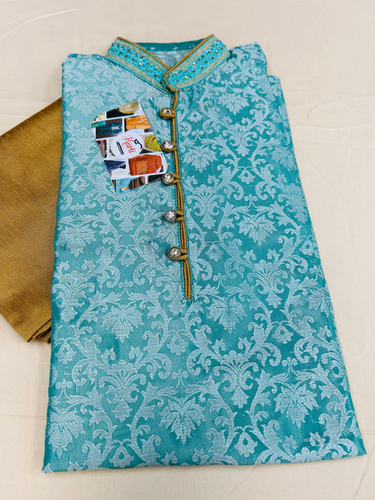 Silk kurta set for boys