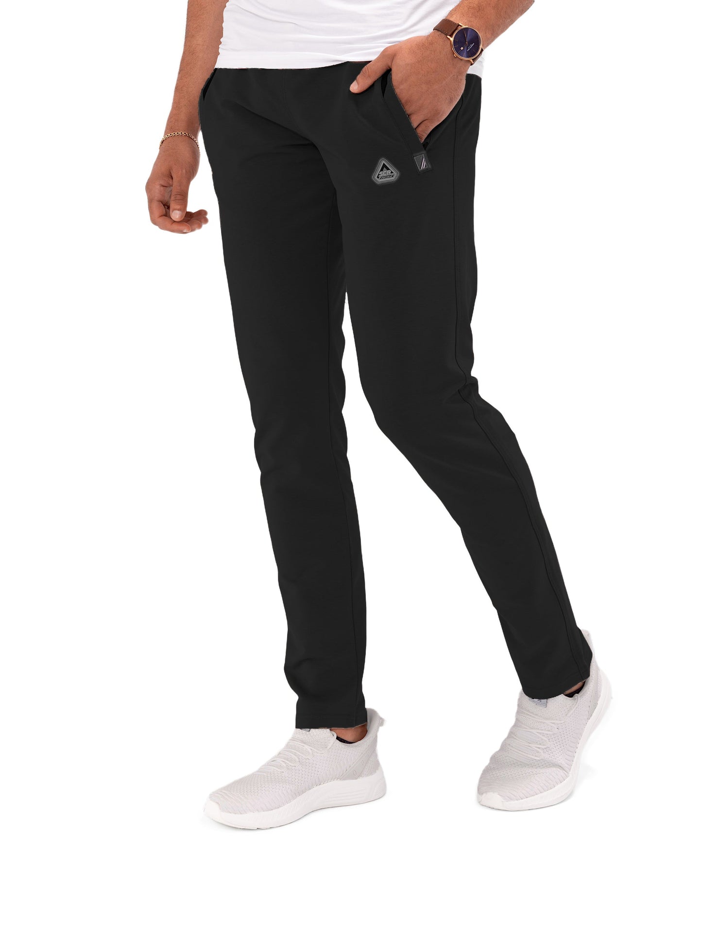 All-Day Comfort Athletic Sweatpants - Tapered (Tall Fit) Black