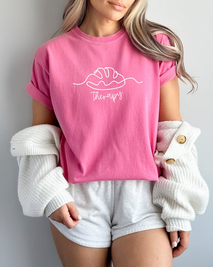 Bread Therapy Sourdough Comfort Colors Garment-Dyed T-Shirt – Home Baker Graphic Tee Crunchberry