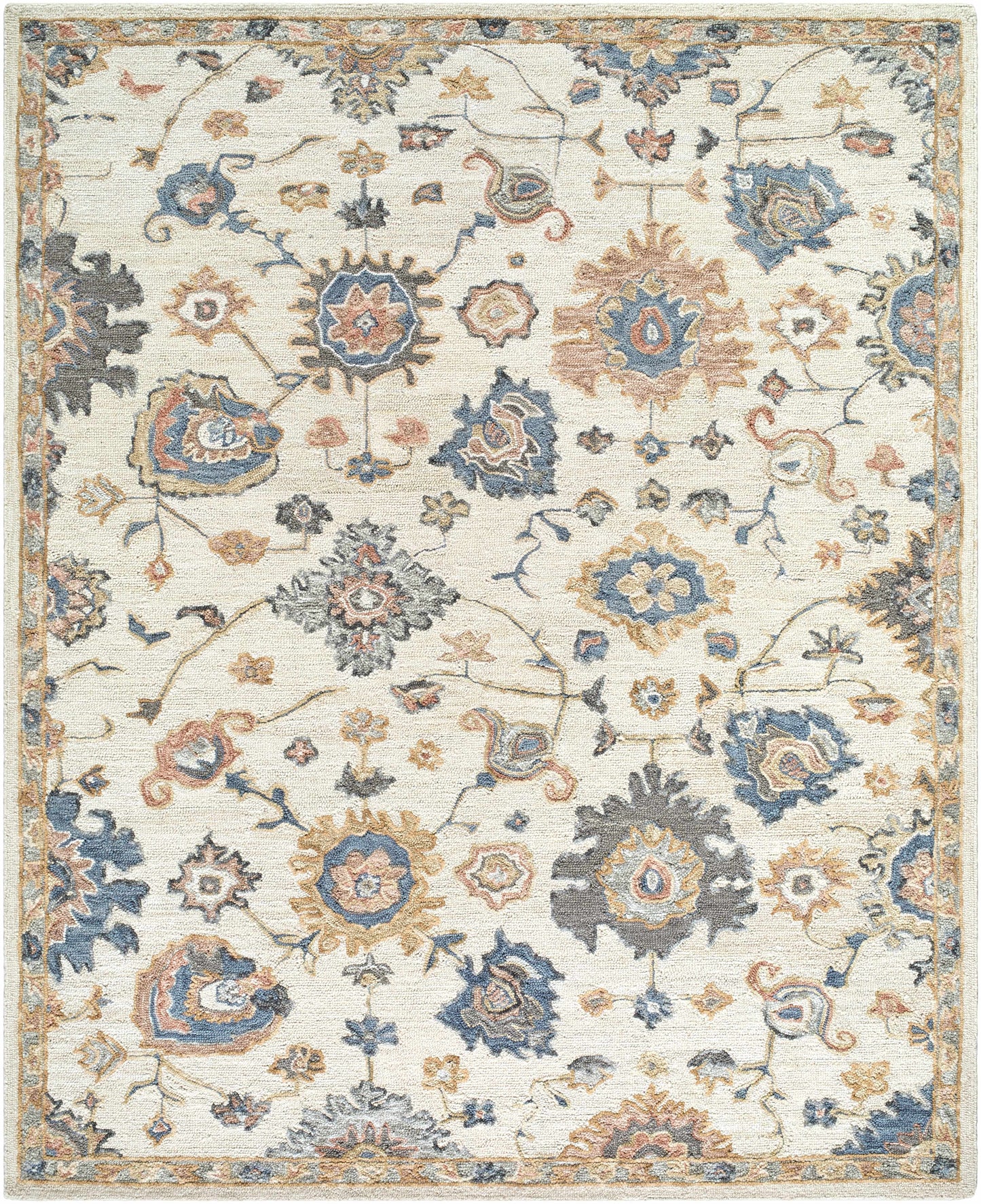 Candid Oushak Area Rug 9' x 12' Rectangle