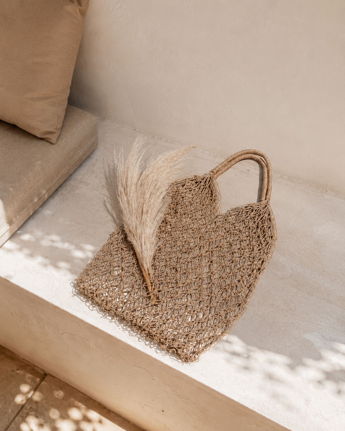 Natural Net Market Tote