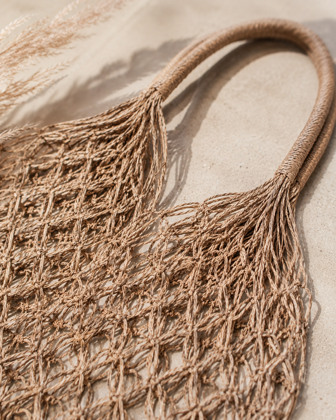 Natural Net Market Tote