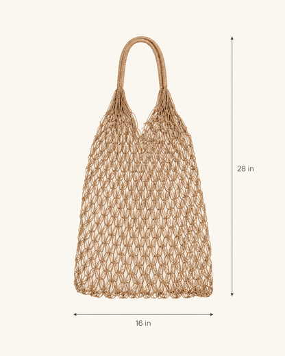 Natural Net Market Tote