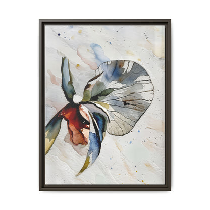 Artistic Floral Framed Poster, Abstract Wall Art, Home Decor