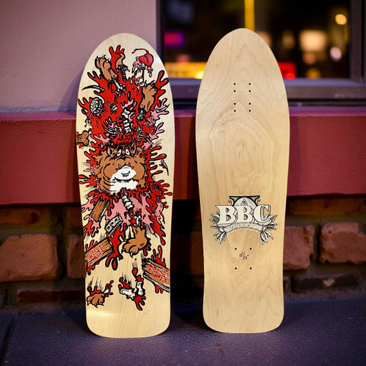 Monty Nolder BBC Exploded Bulldog (#3) Limited Edition Deck 10.2"x32" HAND-PAINTED (1 of 15)