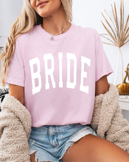 Bride Mrs Honeymoon Comfort Colors Garment Dyed T Shirt