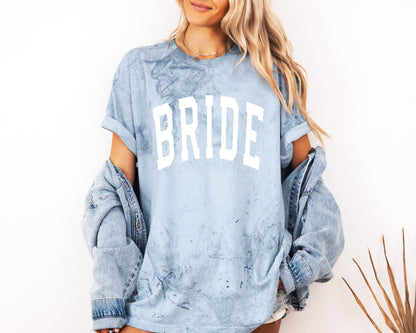 Bride Mrs Honeymoon Comfort Colors Garment Dyed T Shirt