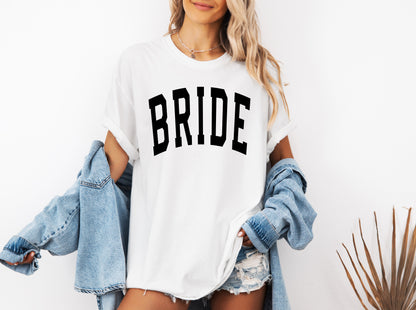 Bride Mrs Honeymoon Comfort Colors Garment Dyed T Shirt