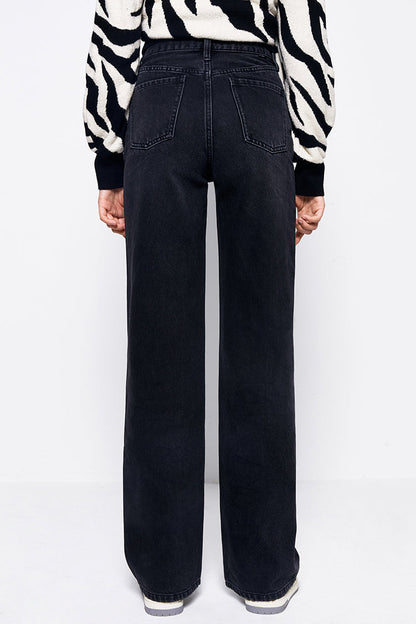 Coney Island Whitefish High Rise Wide Jeans HJ007