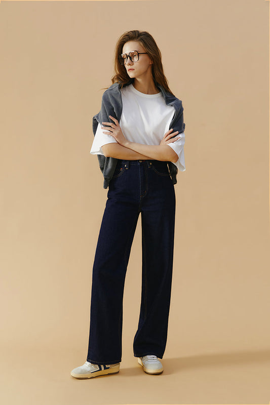 Coney Island Whitefish High Rise Wide Jeans HJ007 That'll Be The Day