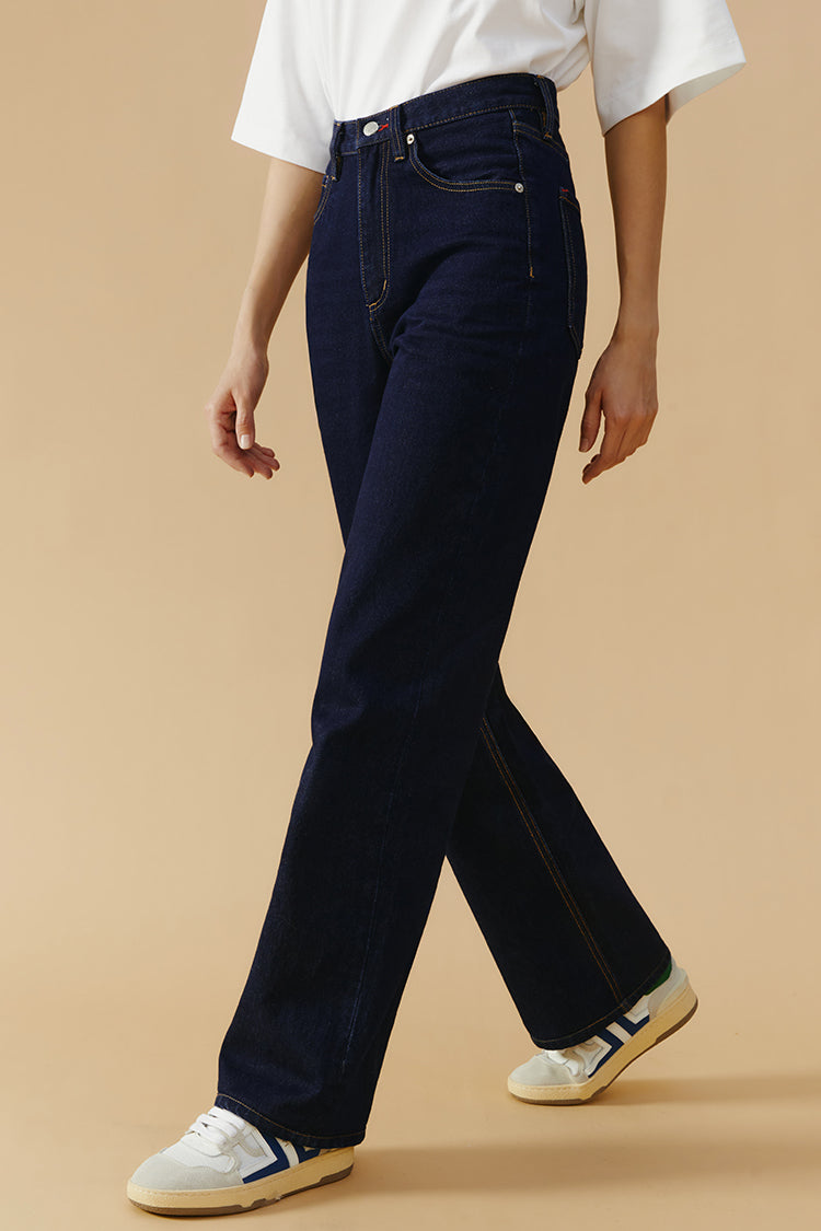 Coney Island Whitefish High Rise Wide Jeans HJ007