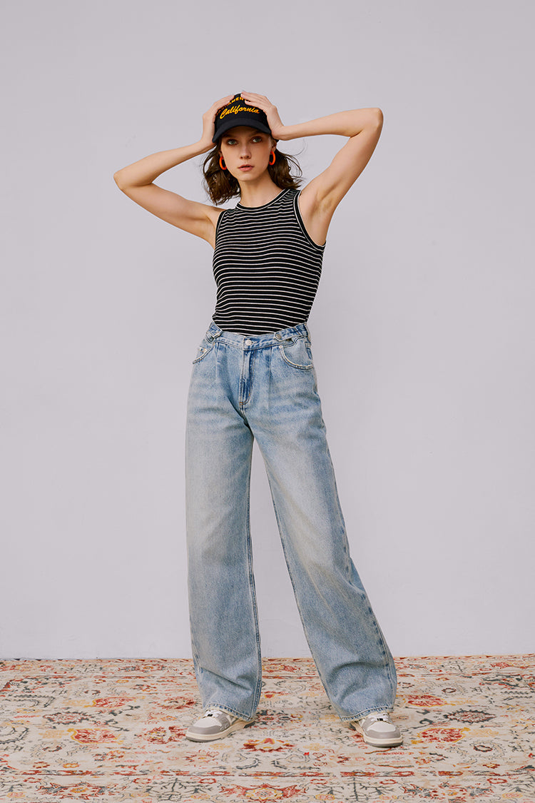 Fun City Wide Jeans HJ105 Maggie May