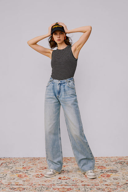 Fun City Wide Jeans HJ105 Maggie May