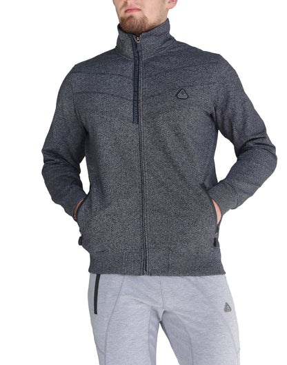 All-Day Comfort Full Zip Sweatshirt Heather Grey