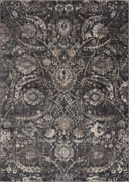 Georgiana Charcoal Area Rug * 8'10" x 12'4" Rectangle