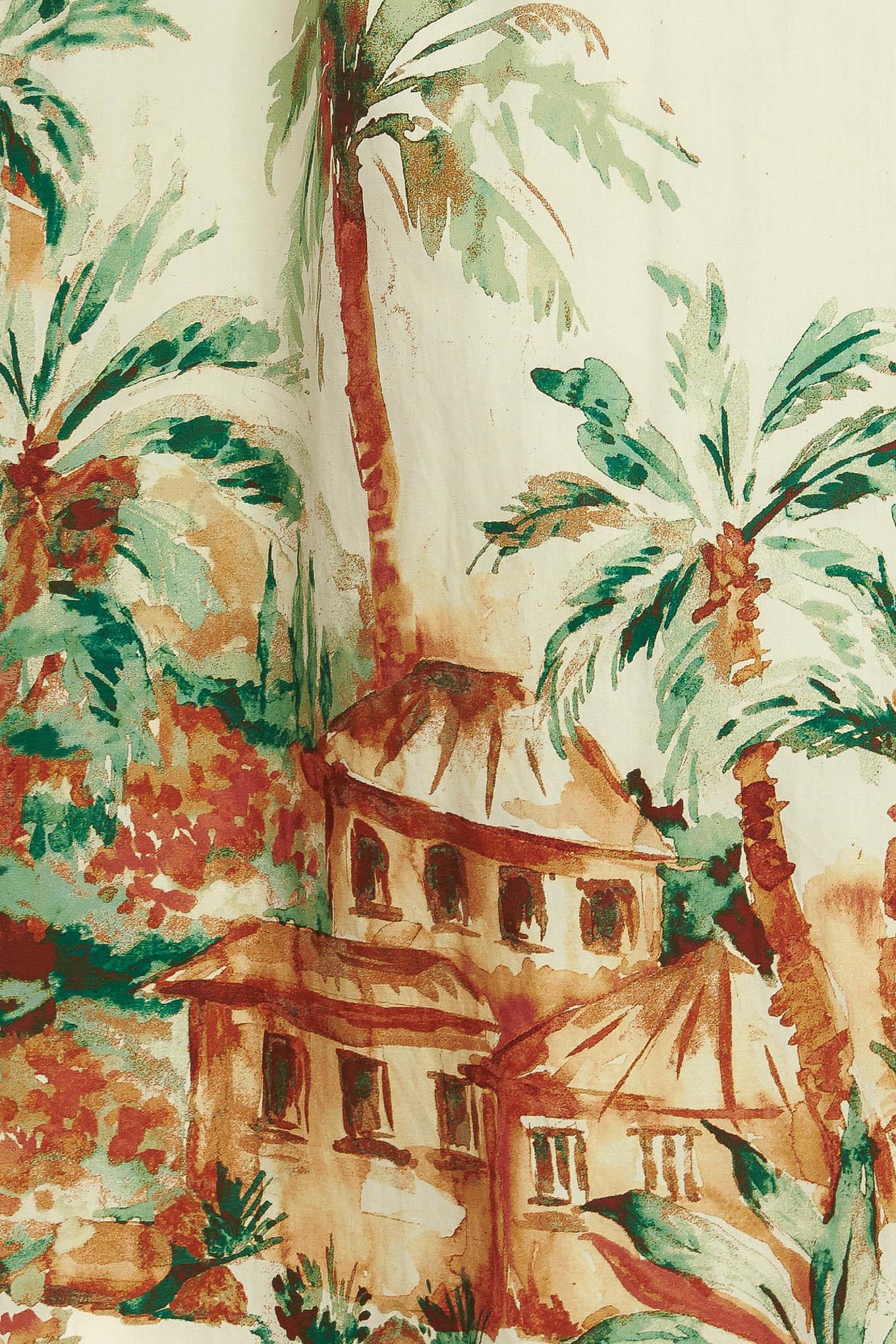 ISLAND TIME ONLY WOVEN MIDI FULL SKIRT