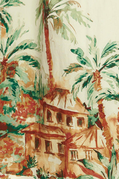 ISLAND TIME ONLY WOVEN MIDI FULL SKIRT