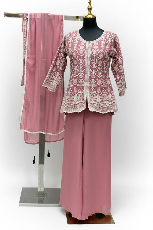 Short kurti with Plazzo pant | indo western outfit