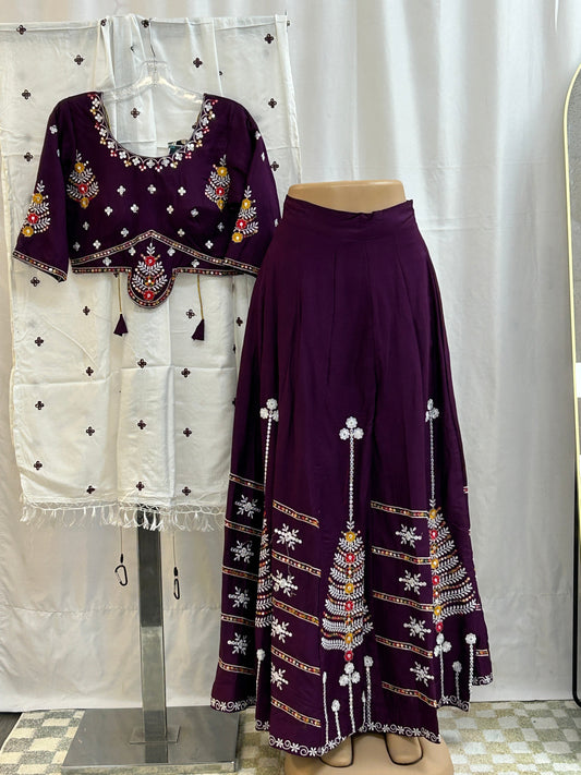 Cotton chaniya choli set