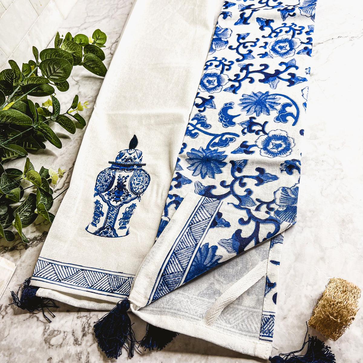 Chinoiserie Tea Towels Set B (2pk)