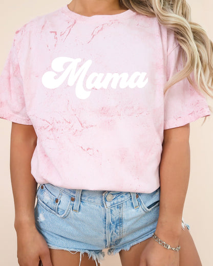 Groovy Mama Comfort Colors T Shirt Clay