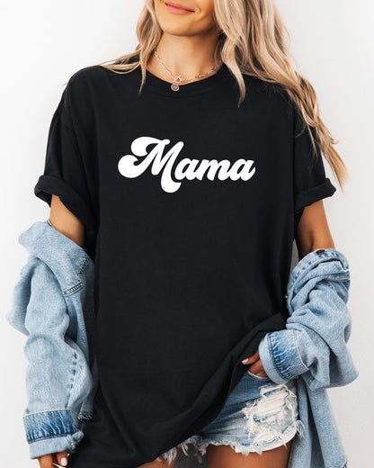 Groovy Mama Comfort Colors T Shirt Black