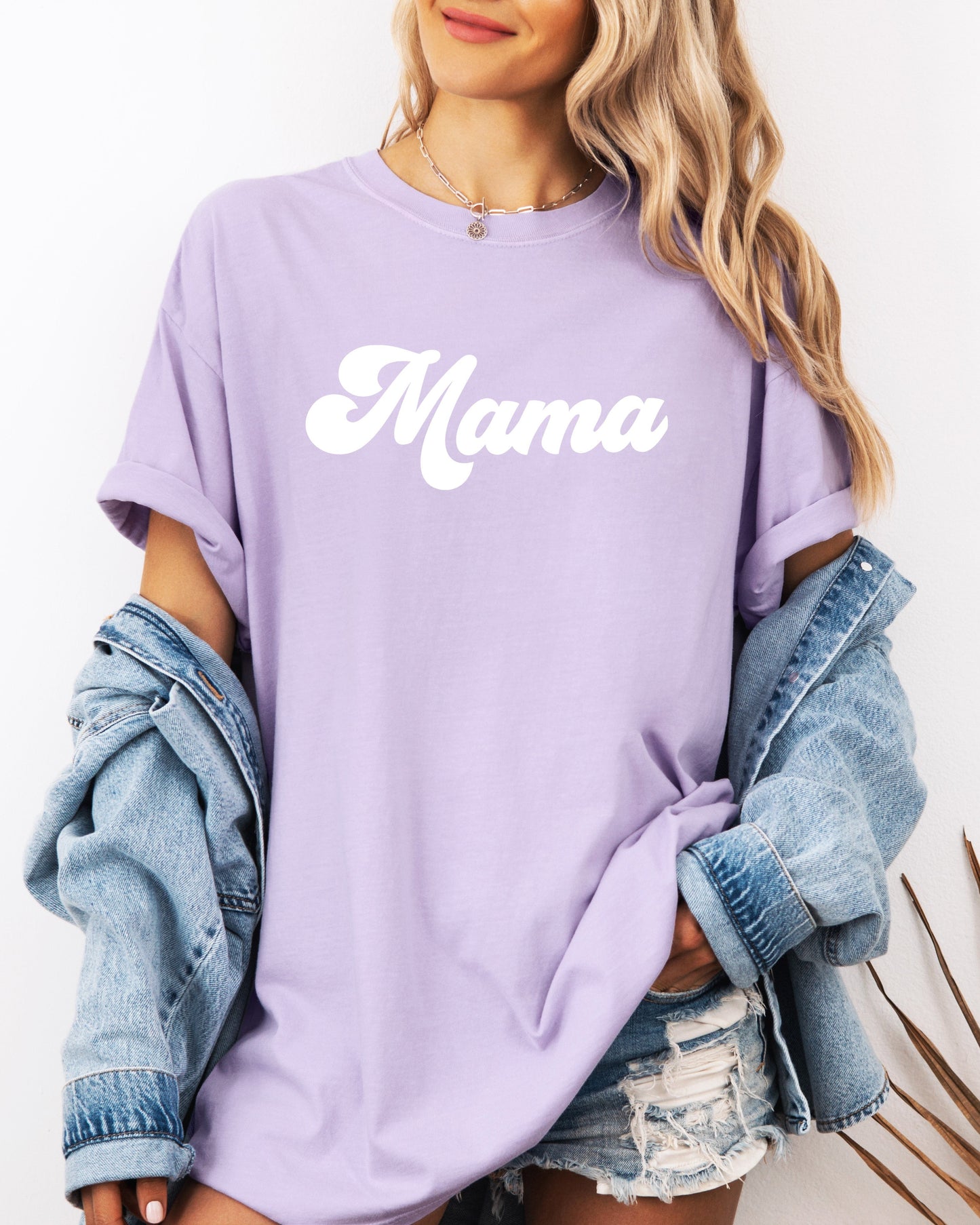 Groovy Mama Comfort Colors T Shirt Orchid