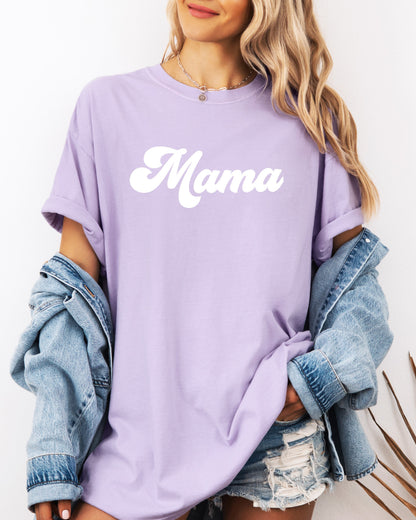 Groovy Mama Comfort Colors T Shirt Orchid