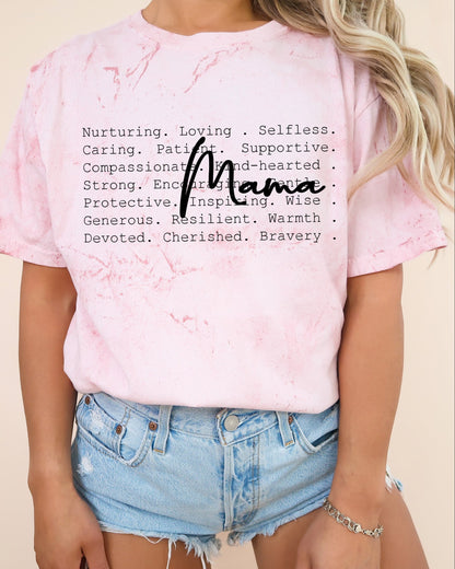 Definition Of Mama Comfort Colors T Shirt Clay