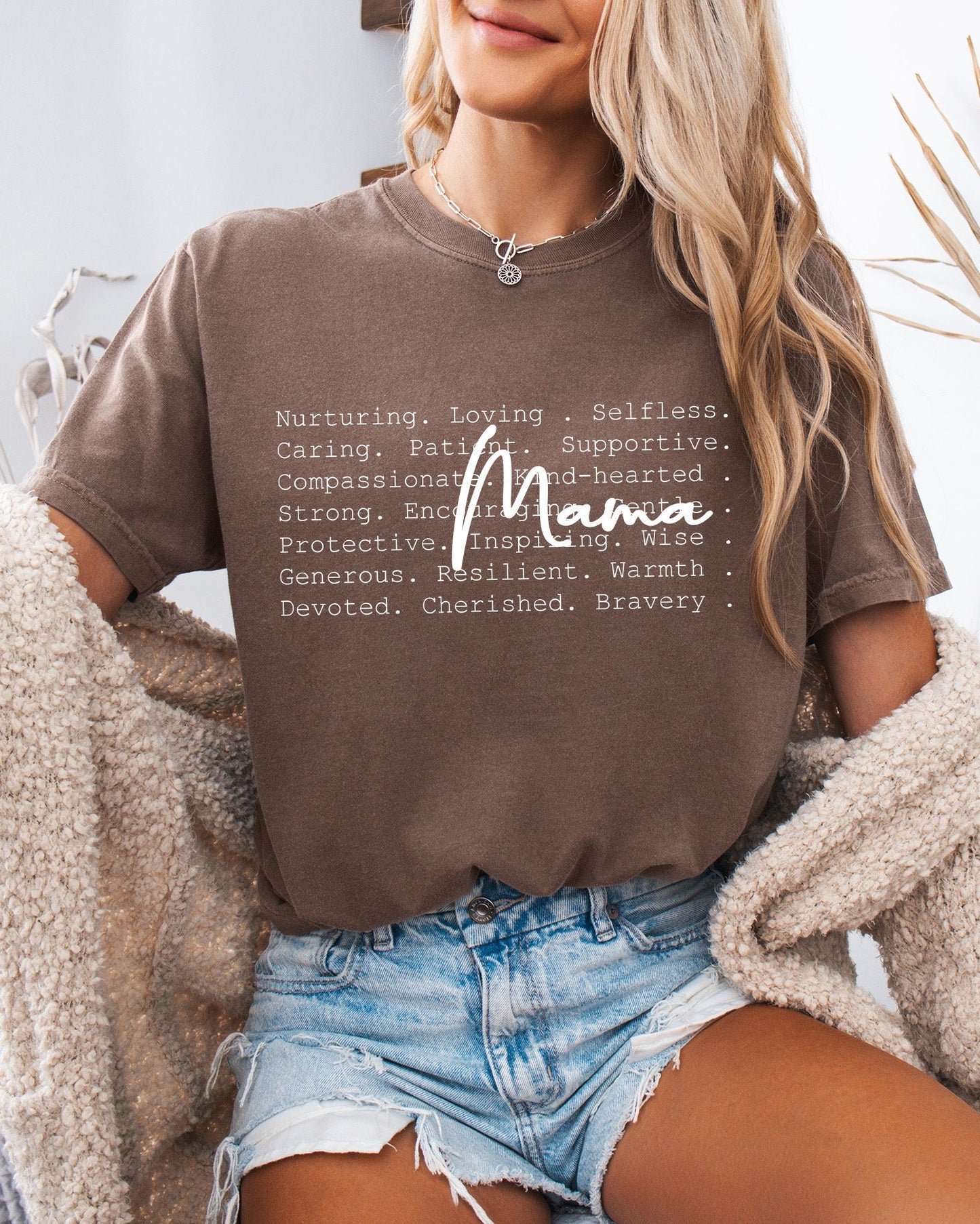 Definition Of Mama Comfort Colors T Shirt Espresso