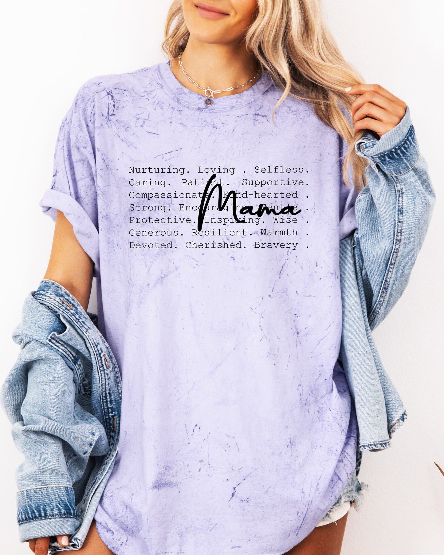 Definition Of Mama Comfort Colors T Shirt Amethyst