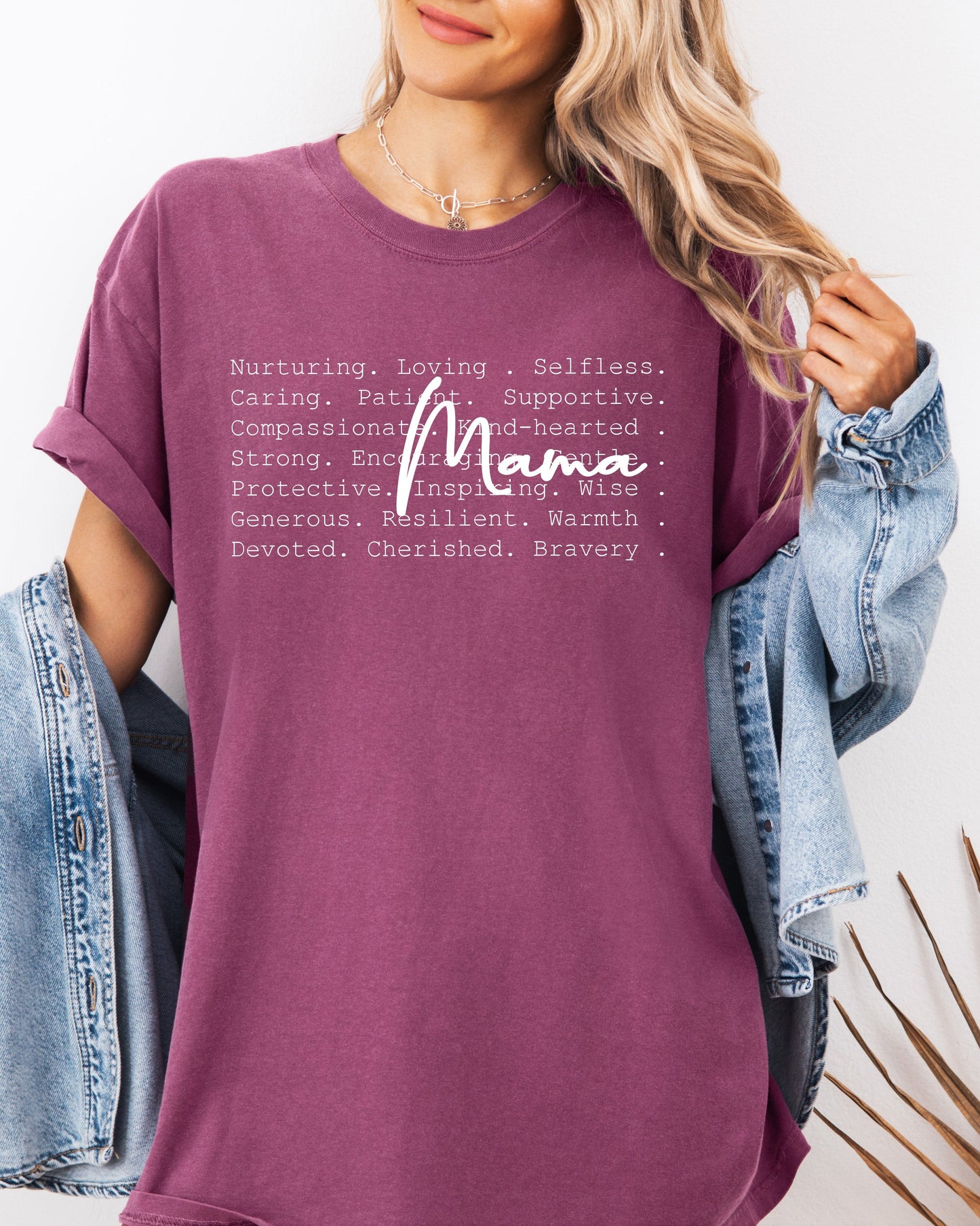 Definition Of Mama Comfort Colors T Shirt Berry