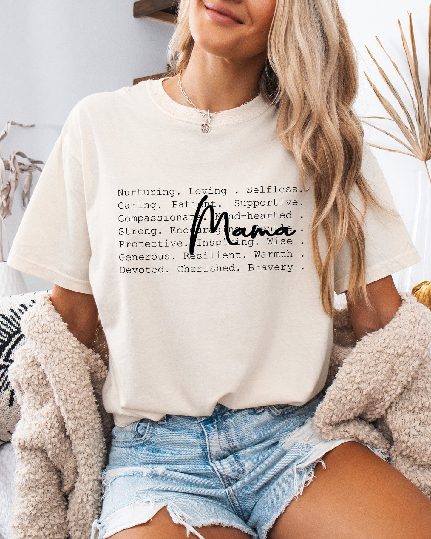 Definition Of Mama Comfort Colors T Shirt Ivory