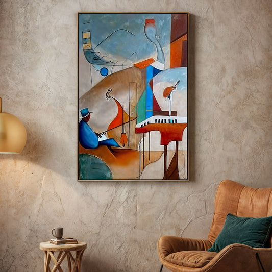 Canvas Print: "Melodic Abstraction" 30" x 60"