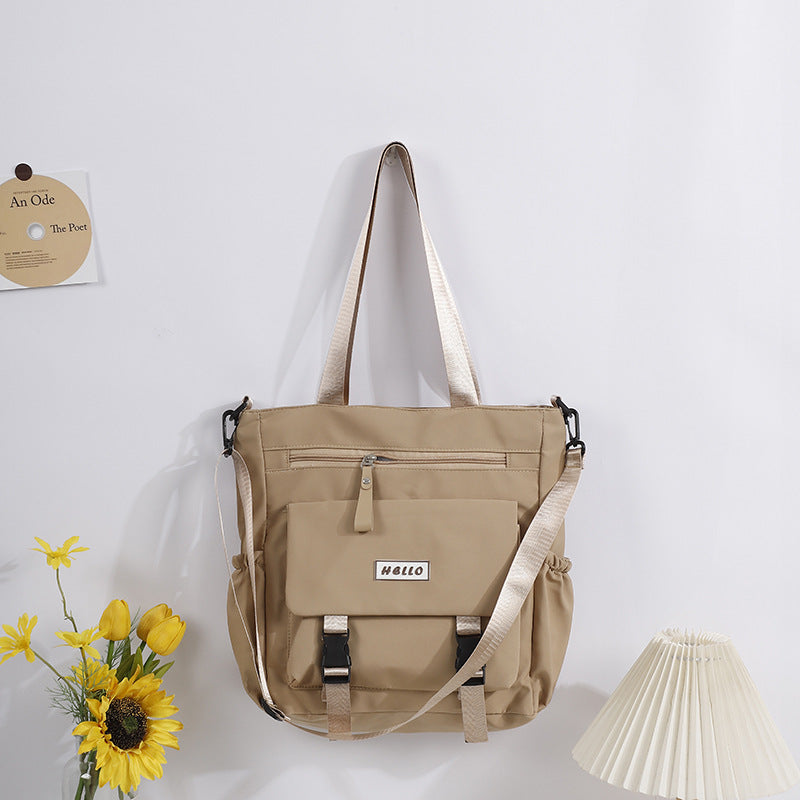 Casual fashion tote bag, stylish large capacity hobo bag, portable crossbody shoulder bag Camel