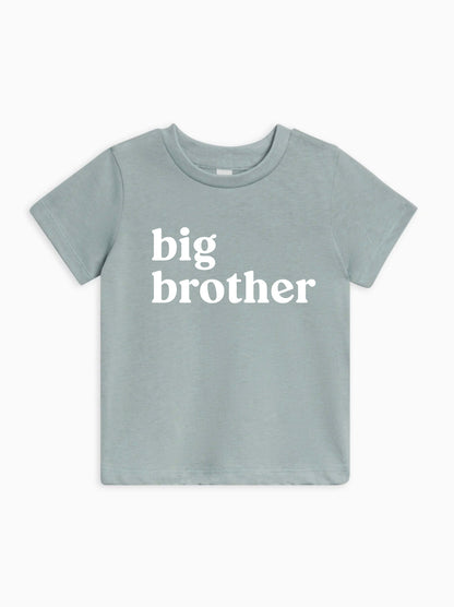Big Brother Organic Cotton Kids T-Shirt – Baby & Youth Matching Family Announcement Tee Tide