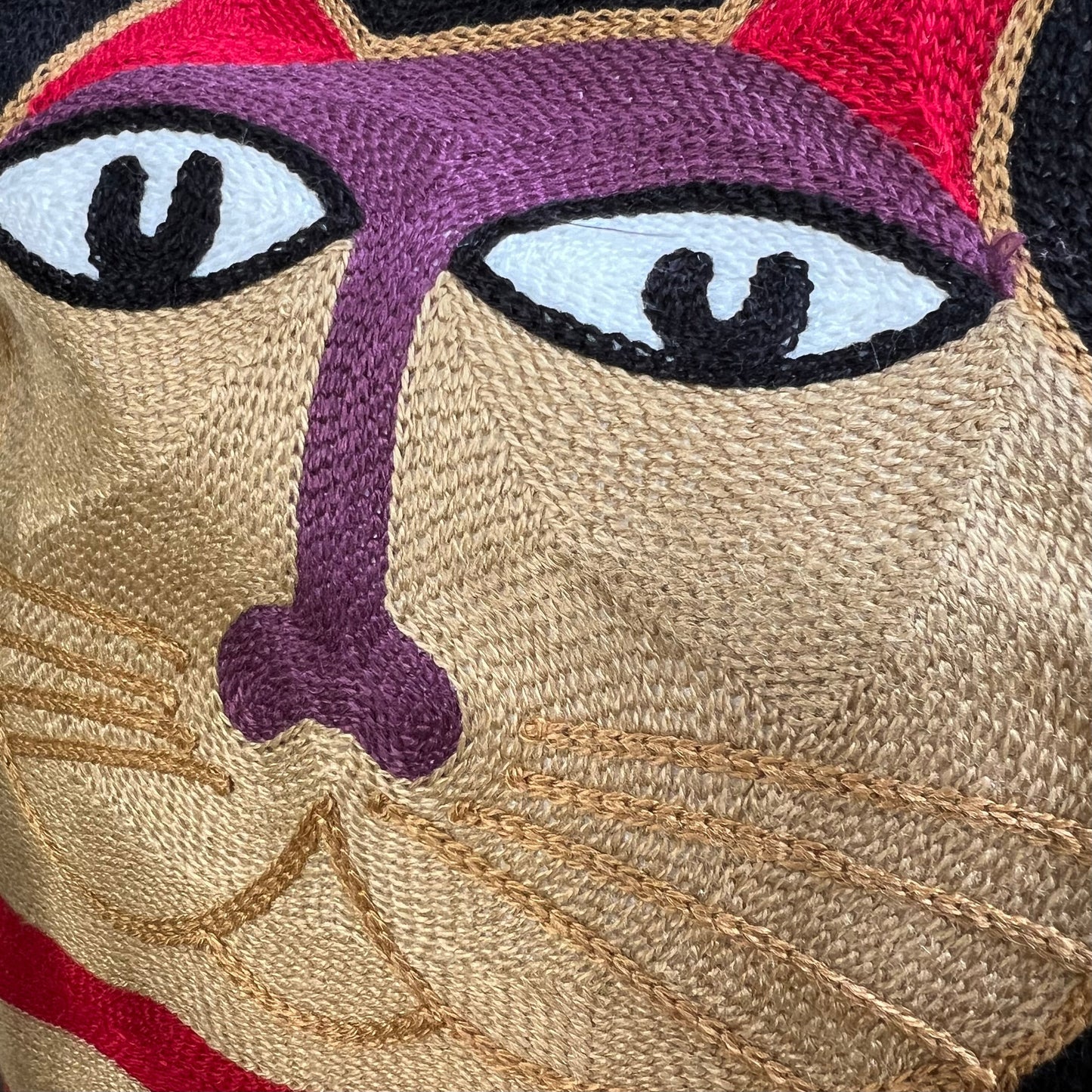 So In Love Embroidered Throw Pillow Cover