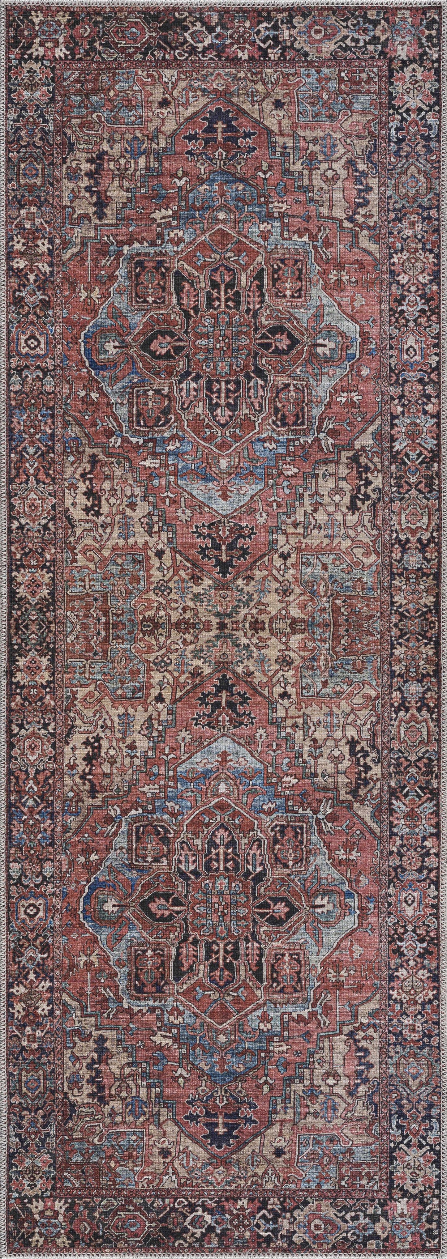 Neyland Washable Area Rug 2'6" x 7'6" Runner