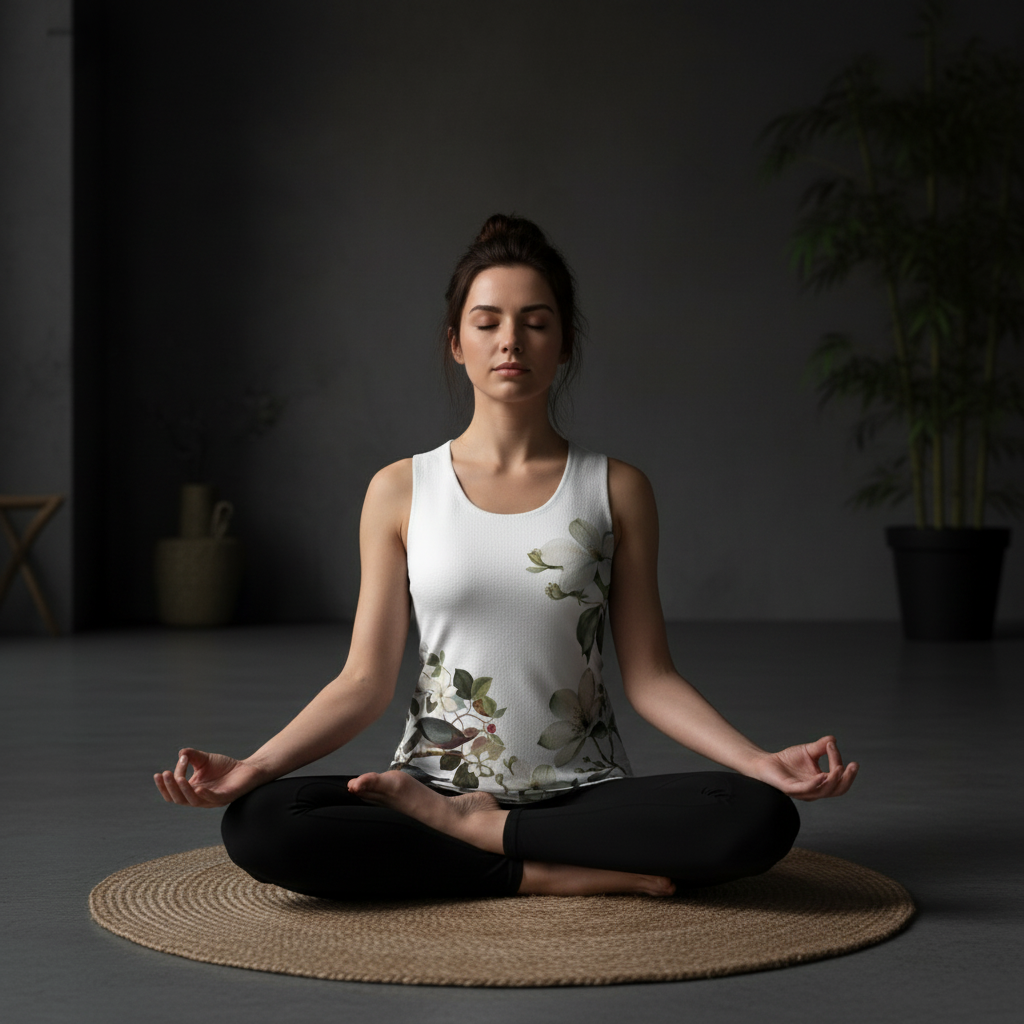 All-Over Print Women's Skinny Sport Tank Top