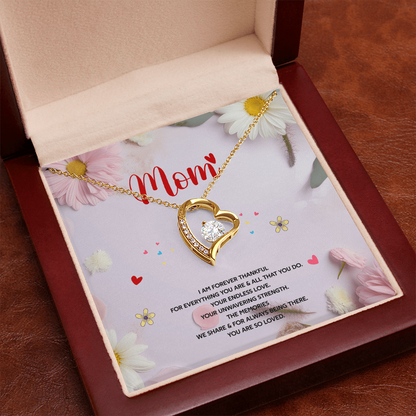 I Am Forever Thankful Necklace – Sentimental Jewelry for Mom
