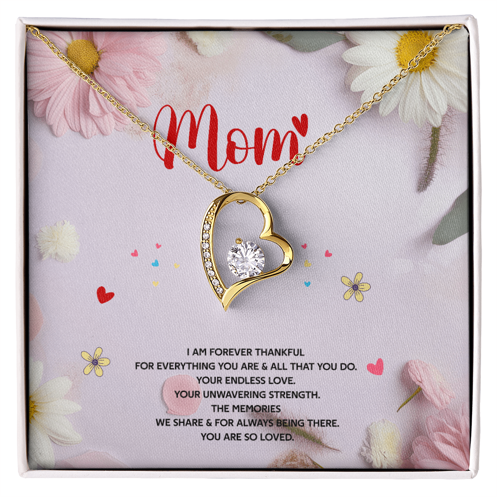 I Am Forever Thankful Necklace – Sentimental Jewelry for Mom