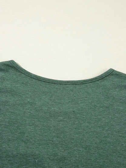 Asymmetric Seam Detail Long Sleeve Top for Women Casual