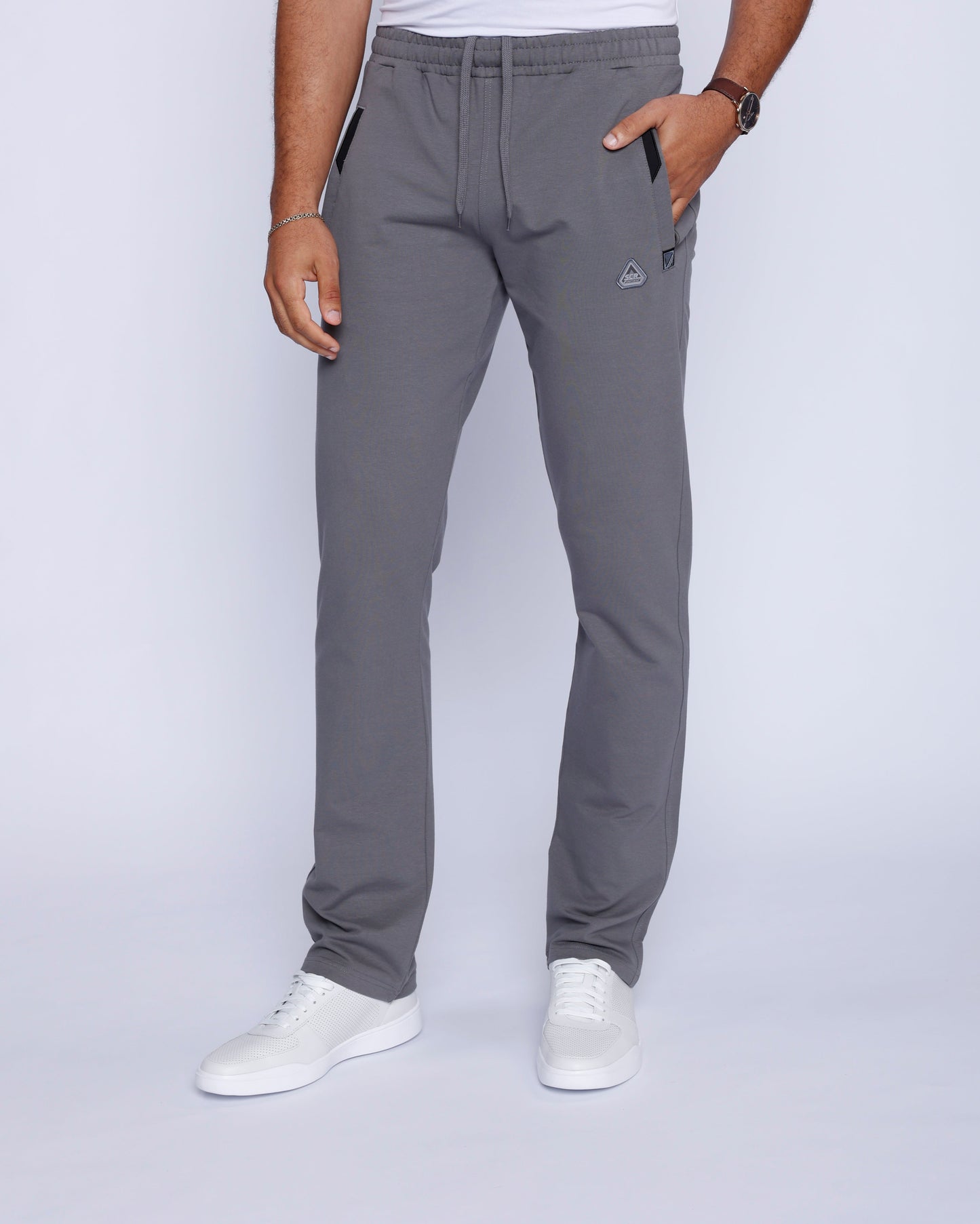 All-Day Comfort Men's Athletic Sweatpants - Straight (Big & Tall Fit) X-Large(35-37"Waist) Dark Platinum Grey