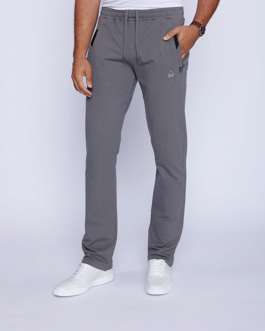 All-Day Comfort Men's Athletic Sweatpants - Straight (Big & Tall Fit) X-Large(35-37"Waist) Dark Platinum Grey