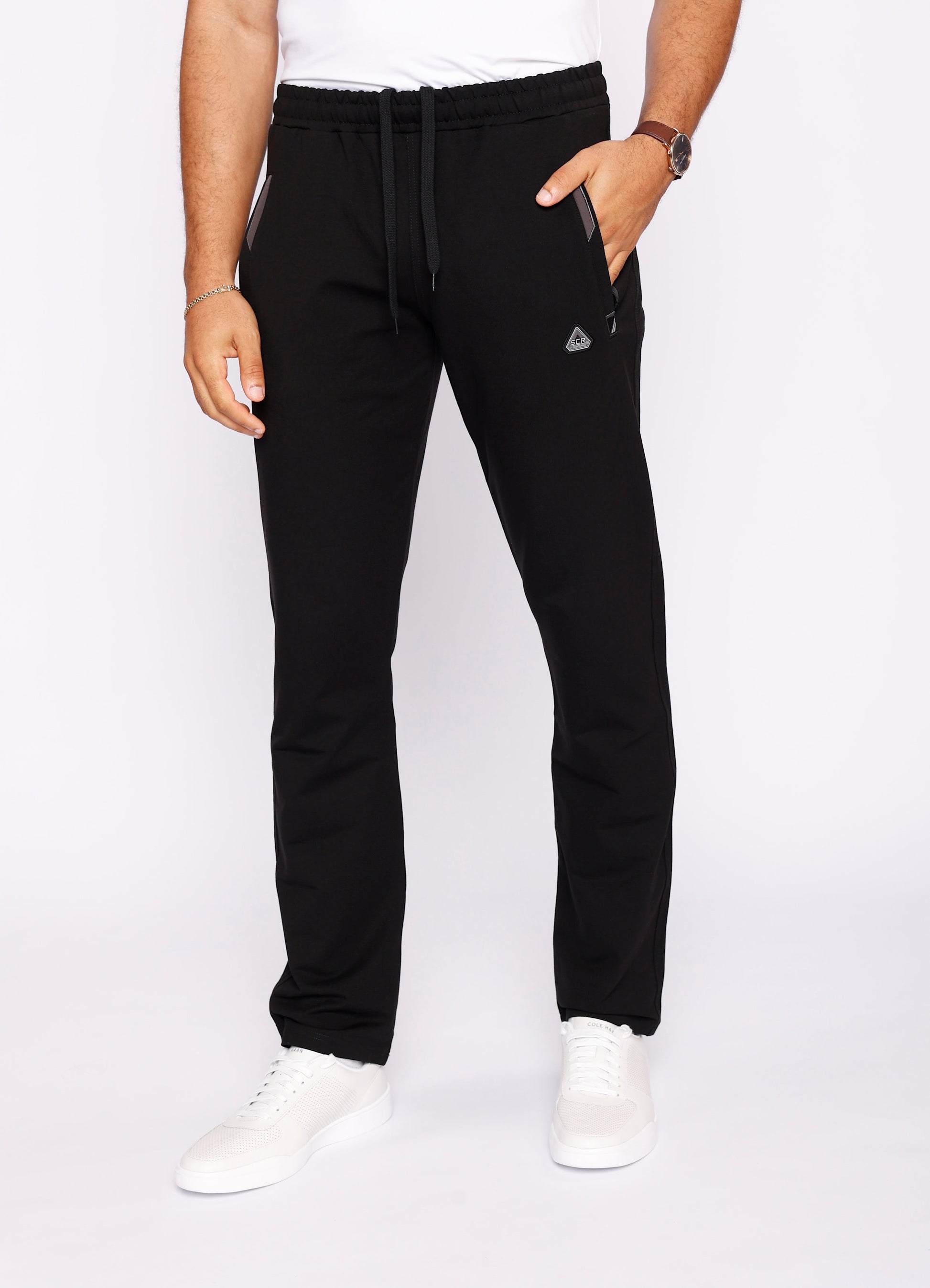 All-Day Comfort Athletic Sweatpants - Straight (Tall Fit) Black