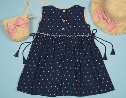 Blue Stars 4th of July Dress