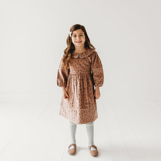 Cord Crush Animal Print Dress | Lavender & Onion Corduroy