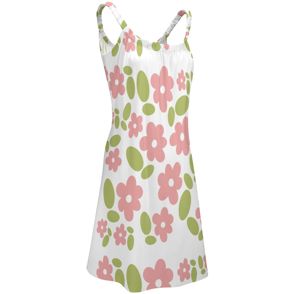 Women's Beach Sling Skirt – Geometric & Floral Print Wrap Style