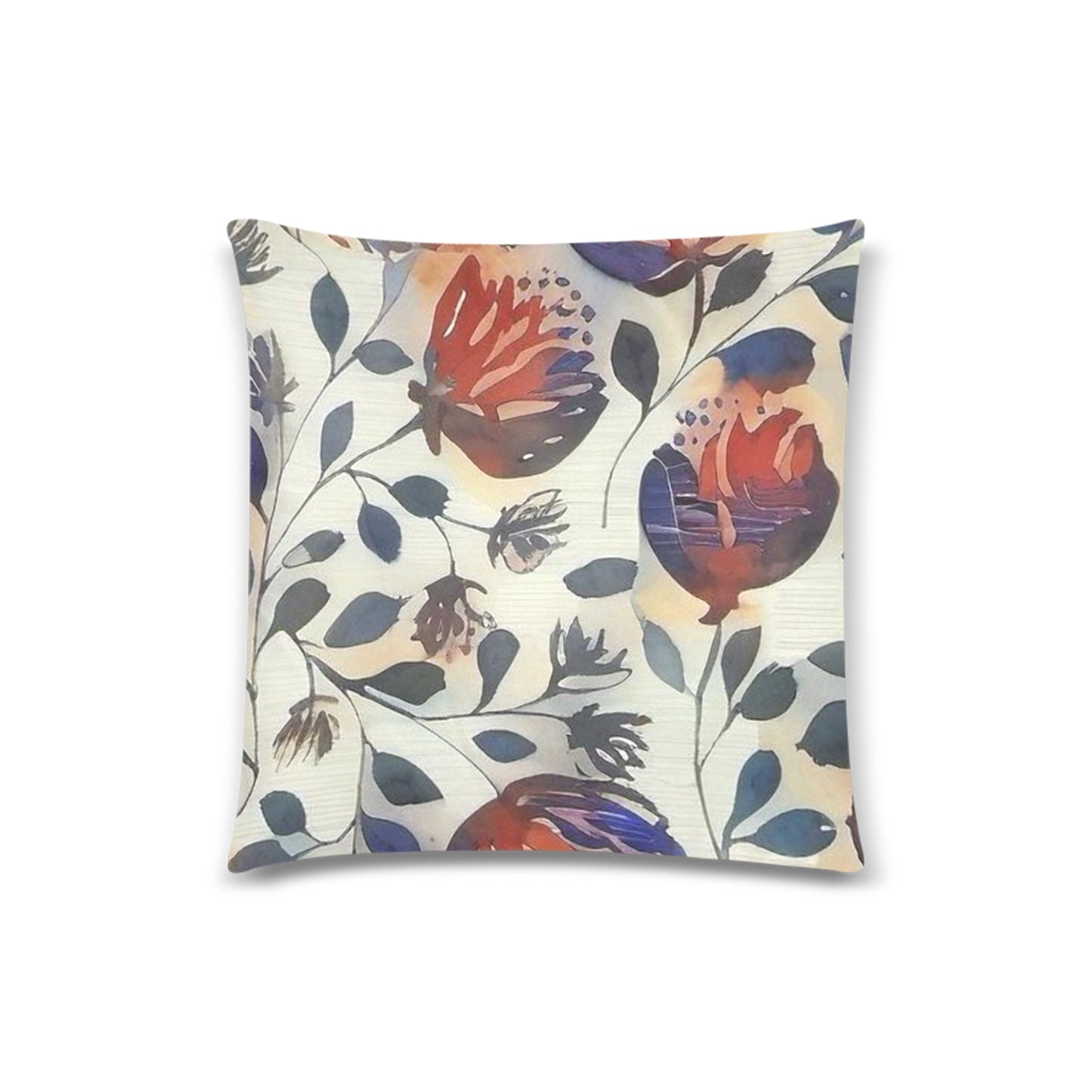 Throw Pillow Cover 18"x 18" (Two Sides)