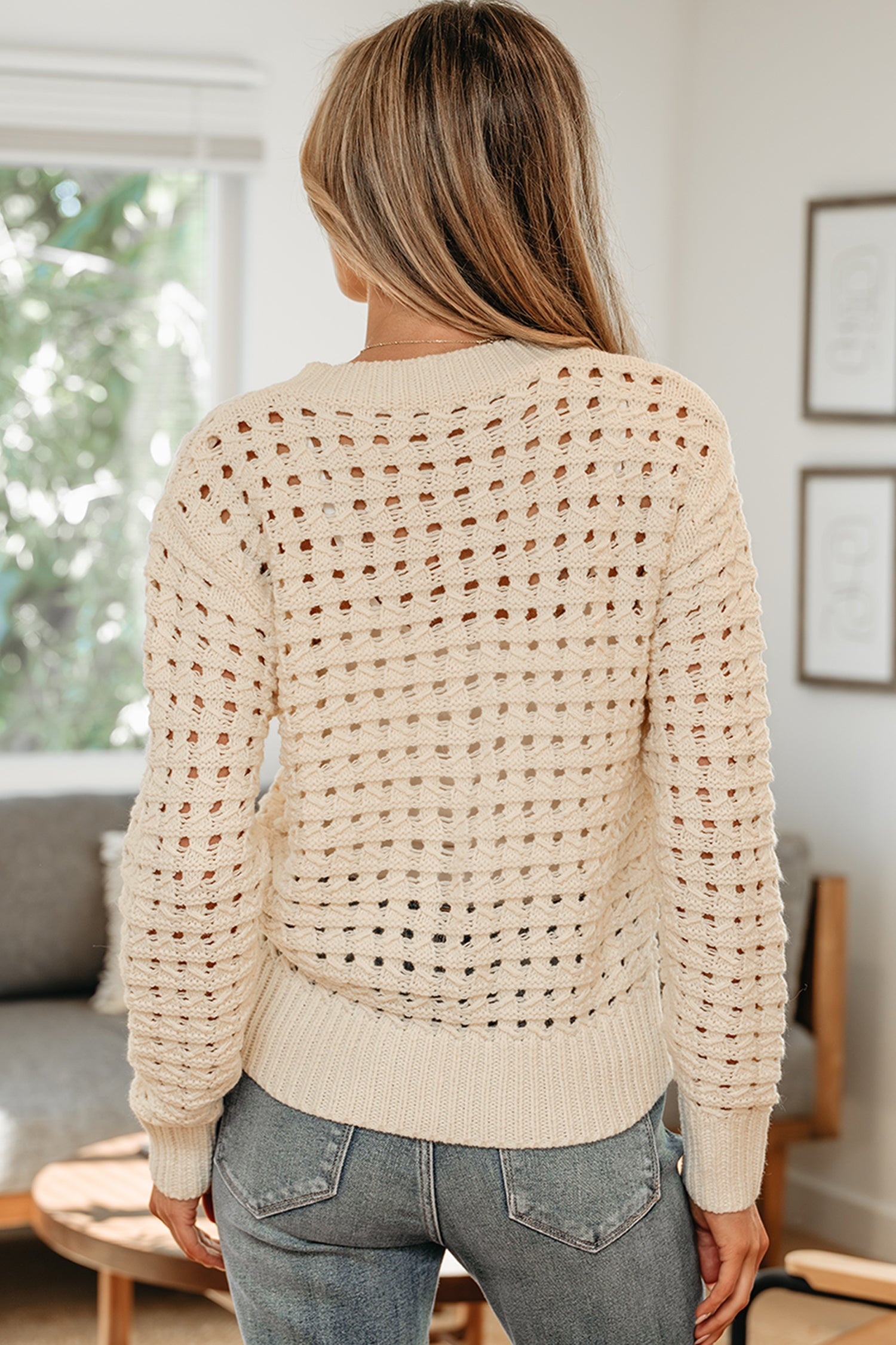 Ariella Up Drop Shoulder Sweater